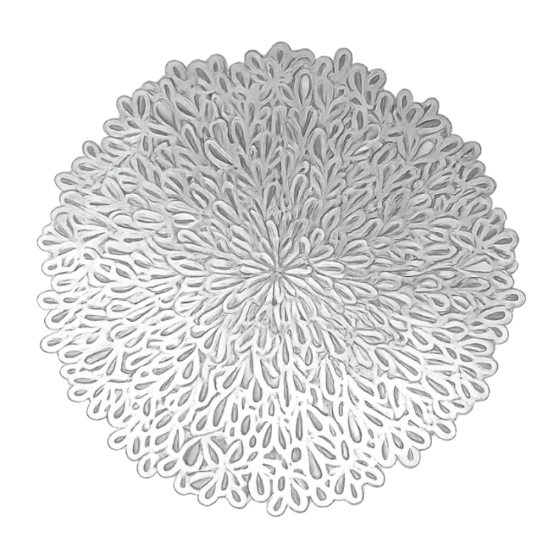 Silver Filigree Placemats - Set of 4