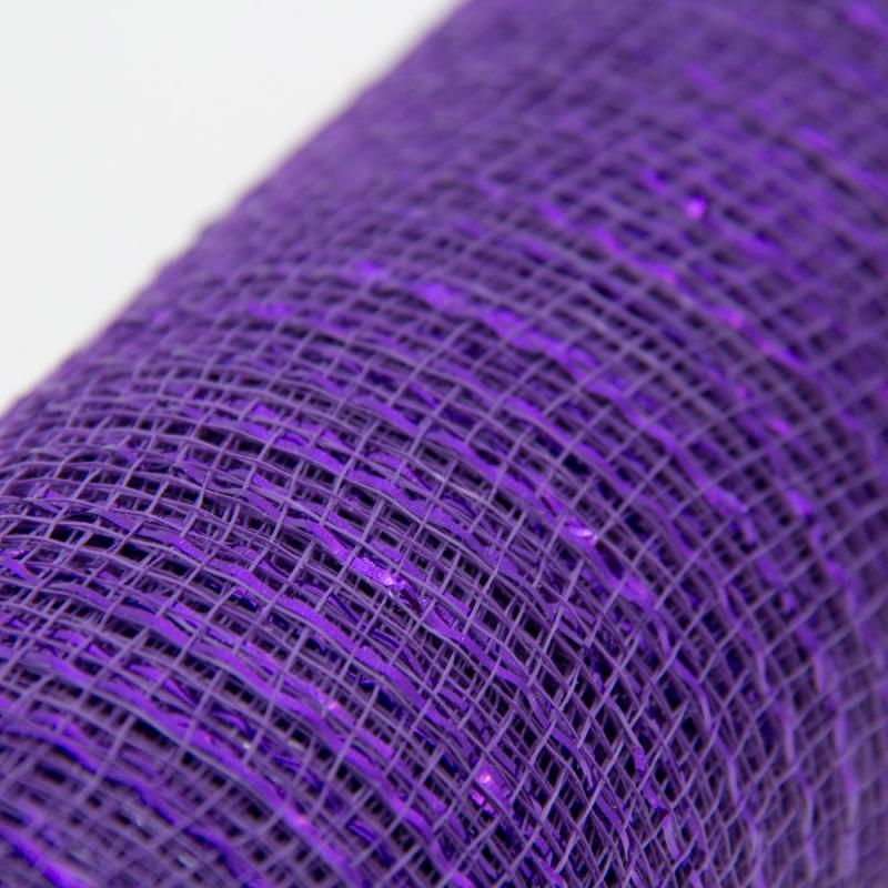 21"x10yd Metallic Deco Mesh - Purple