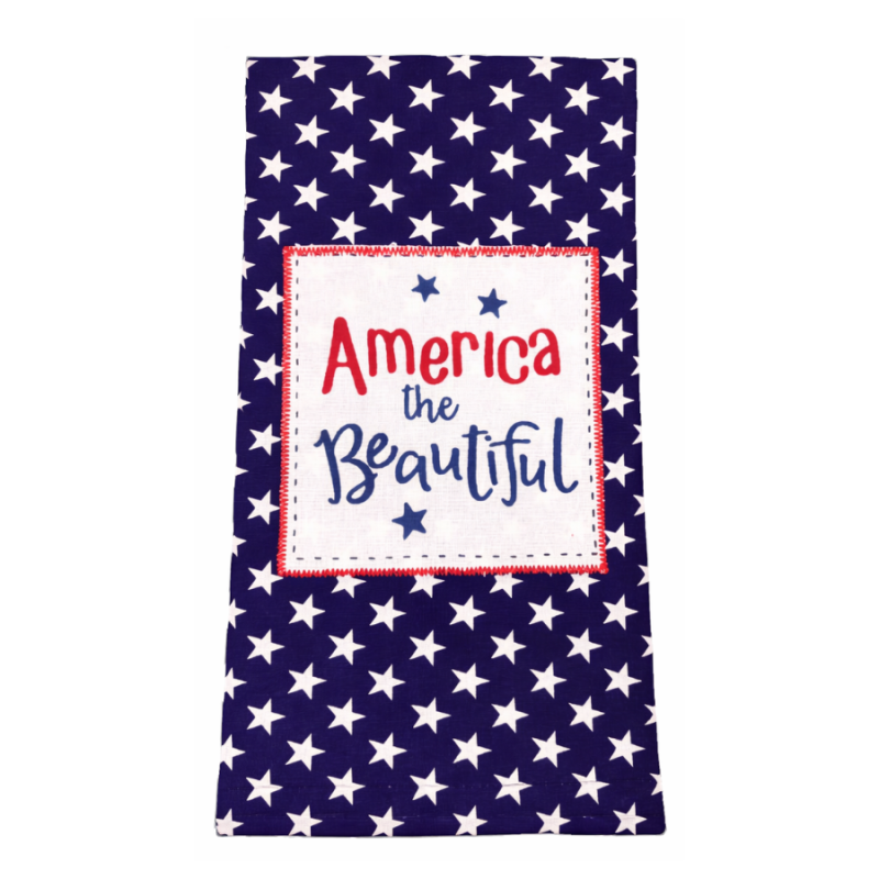 America the Beautiful Kitchen Towel