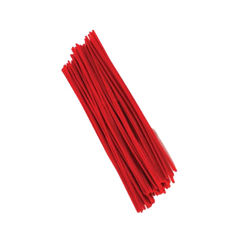20 x 6mm Chenille Stems: Red – The Wreath Shop