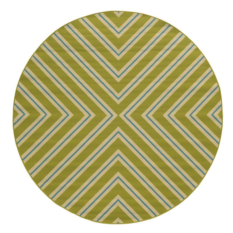 Riviera 4589M Round Outdoor Rug Round Outdoor Area Rugs Carolina Pottery