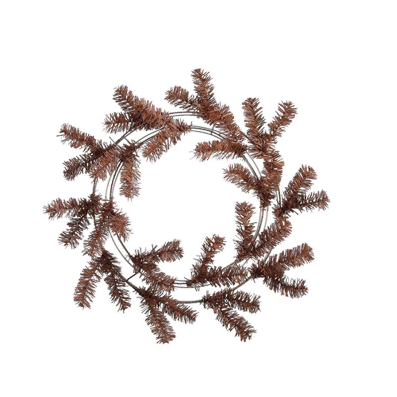 Work Wreath, 24" Rust Brown