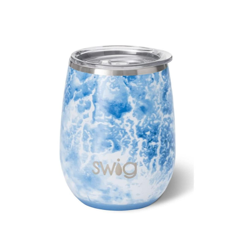 14oz Swig Wine Cup - Sea Spray