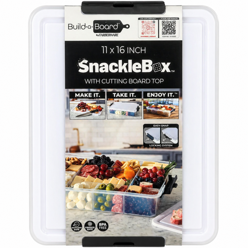 11" x 16" Snackle Box with Cutting Board Top