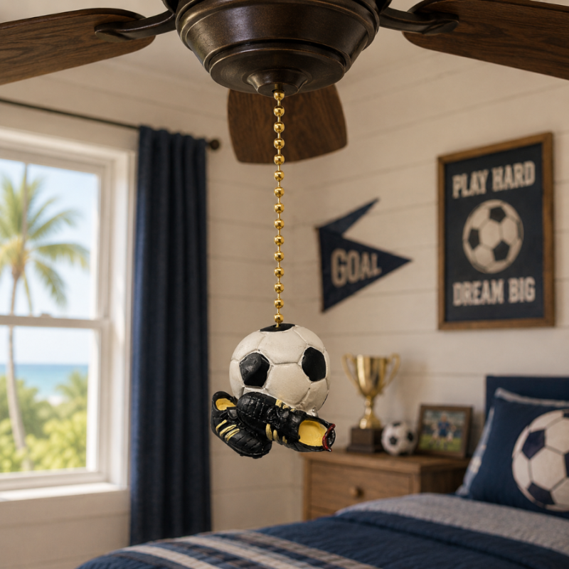 Soccer Lover Ceiling Fan Pull