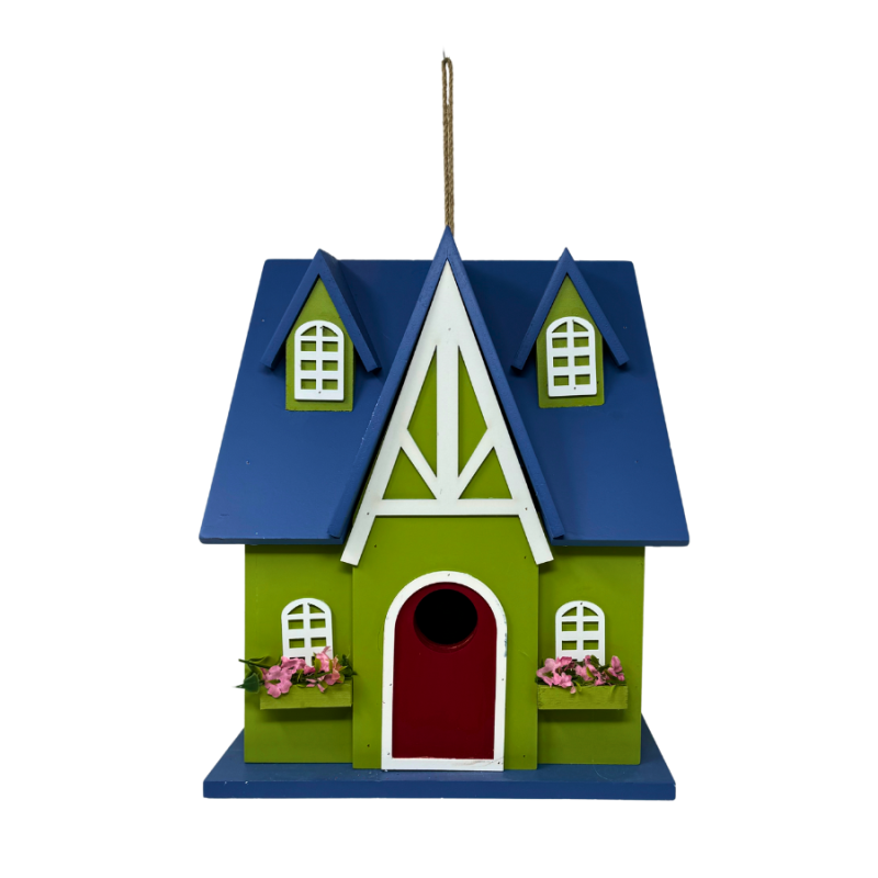 Green & Blue Bird Cottage