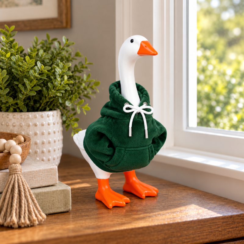 Gordy Goose Outfit - Green Hoodie