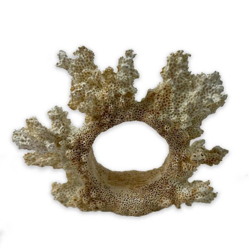 3.5" Nautical Napkin Ring - Coral