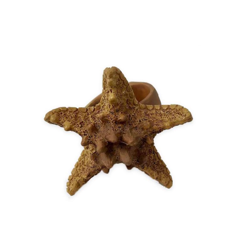 3.5" Nautical Napkin Ring - Starfish