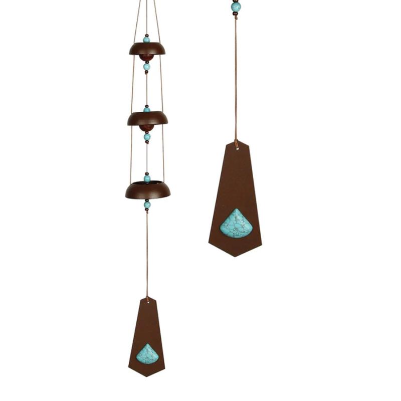 23" Temple Bells - Rustic Turquoise