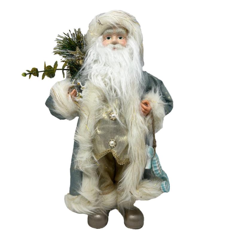 16.5" Fabric Santa By The Sea