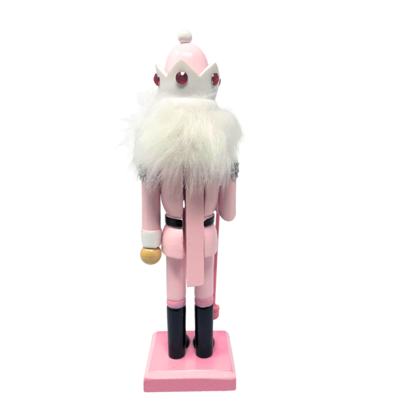 10.5" Pink Nutcracker w/ Crown
