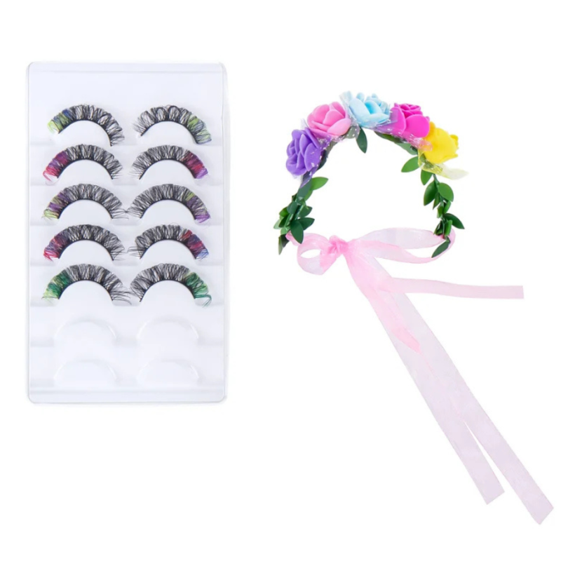 Goose Accessory- Lashes & Flower Crown