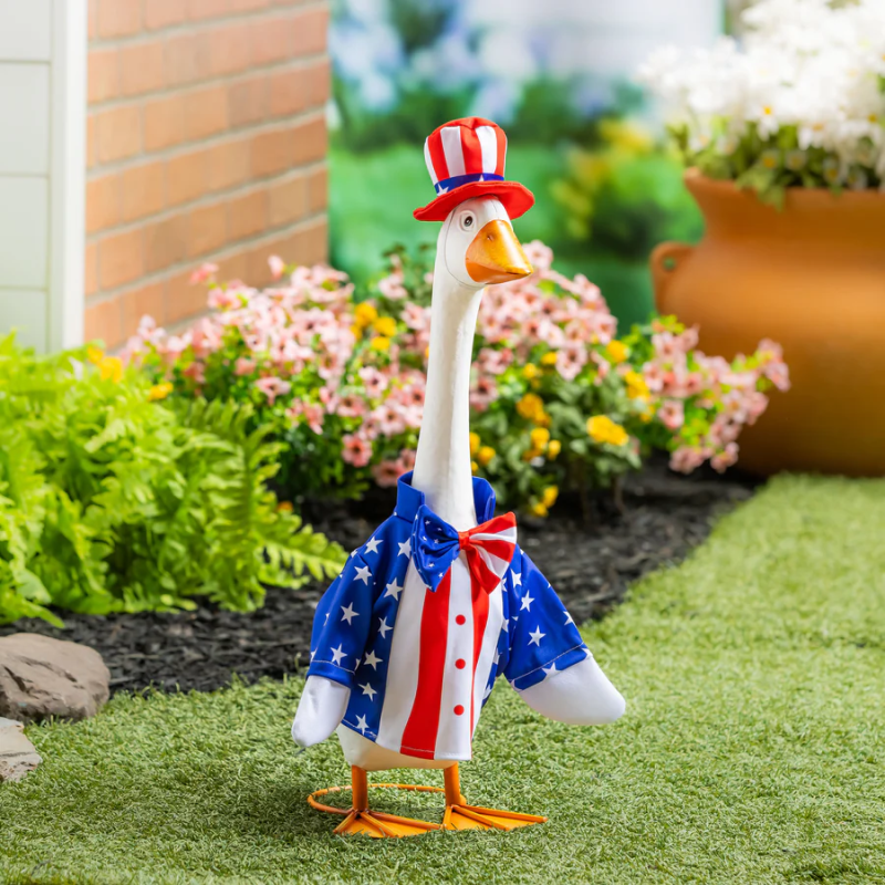 Porch Goose Outfit- Patriotic Suit
