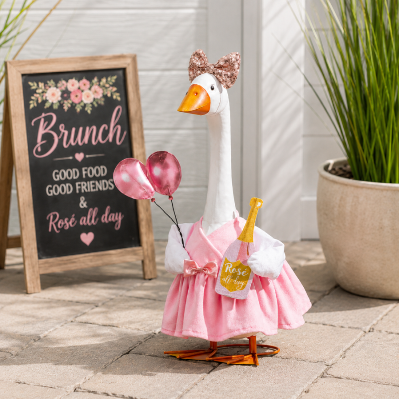 Porch Goose Outfit- Rose All Day