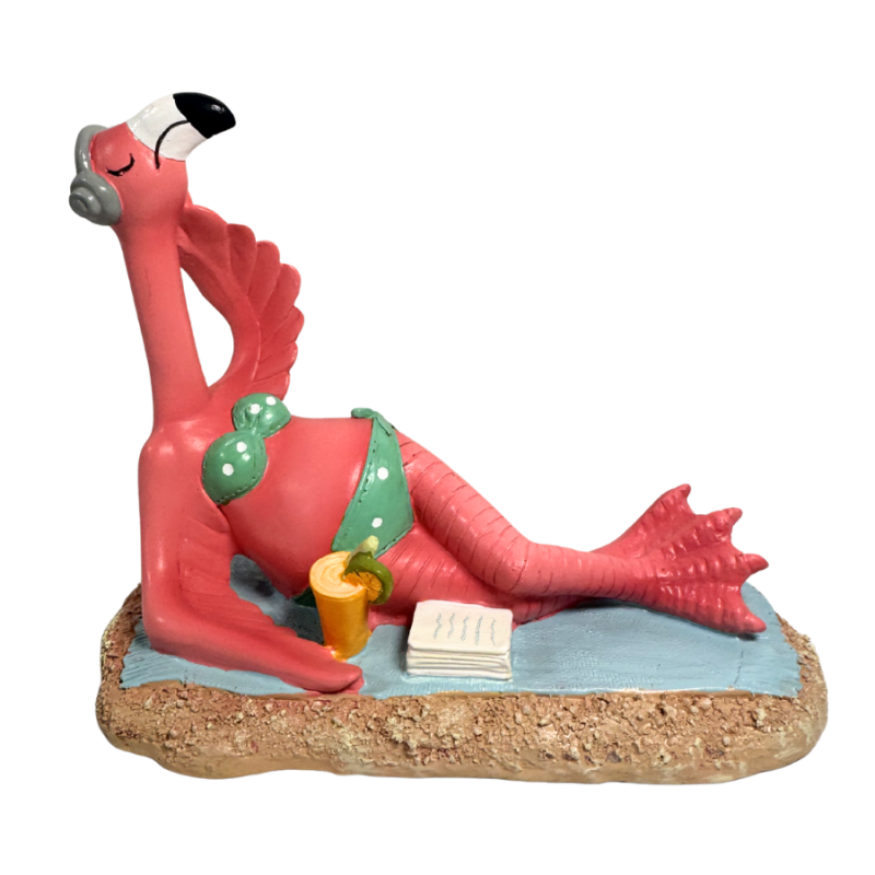 Resin Beachy Flamingo Set