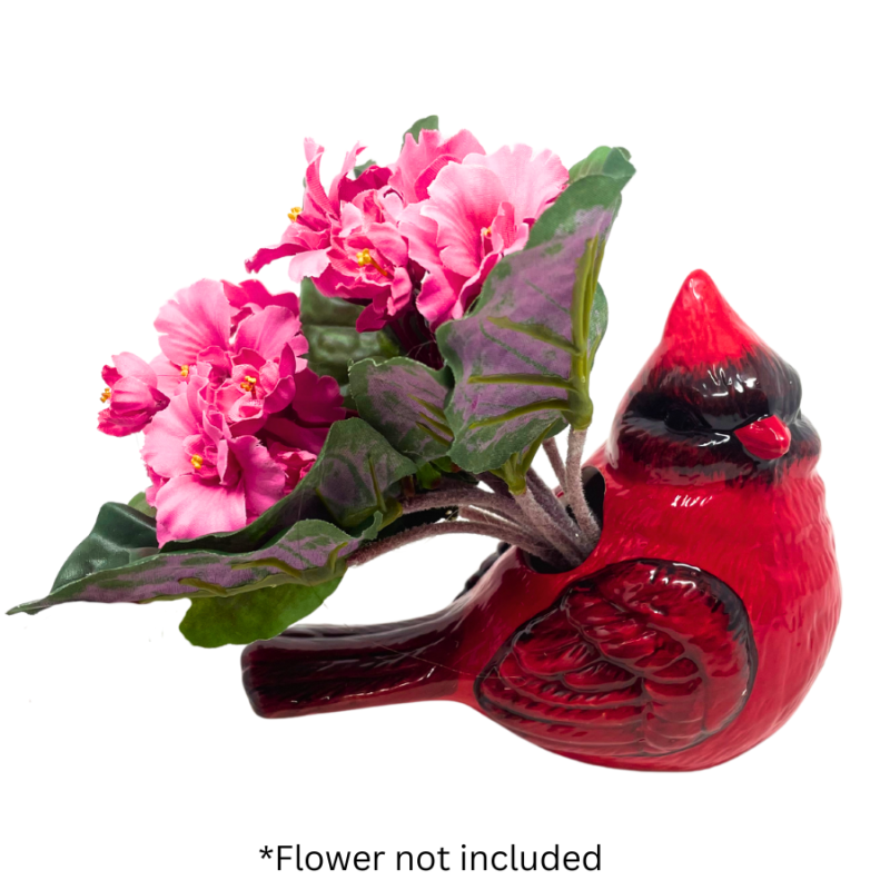 Ceramic Cardinal Vase