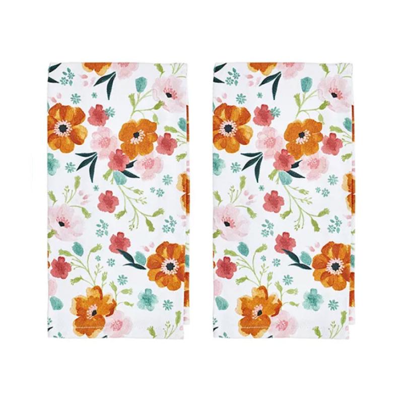 Floral on sale kitchen towels