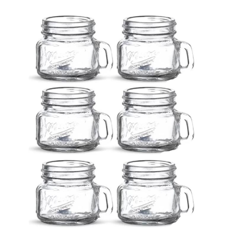 Eternal Night 2 - Piece 16oz. Glass Mason Jar Glassware Set