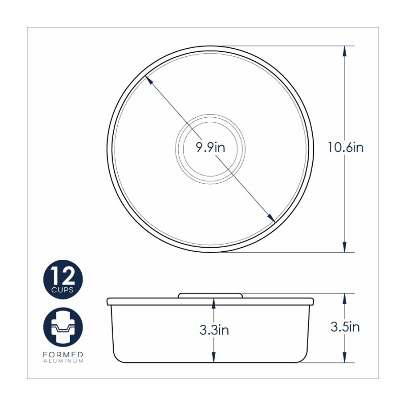 Nordic Ware Tube Cake Pan- Teal