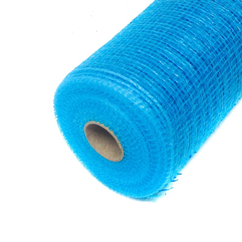 21"x10yd Metallic Deco Mesh - Turquoise