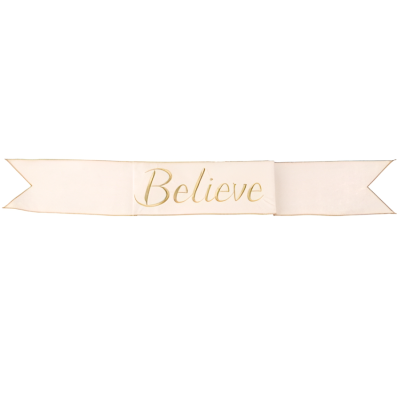 Velvet "Believe" Banner