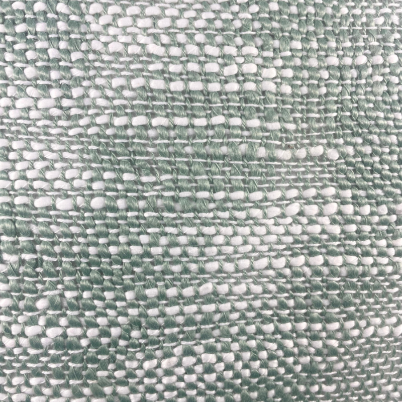 18" Woven Aqua Outdoor Pillow