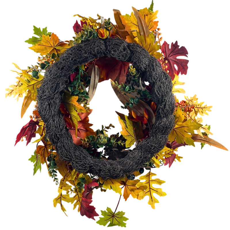 24" Fall Abundance Wreath