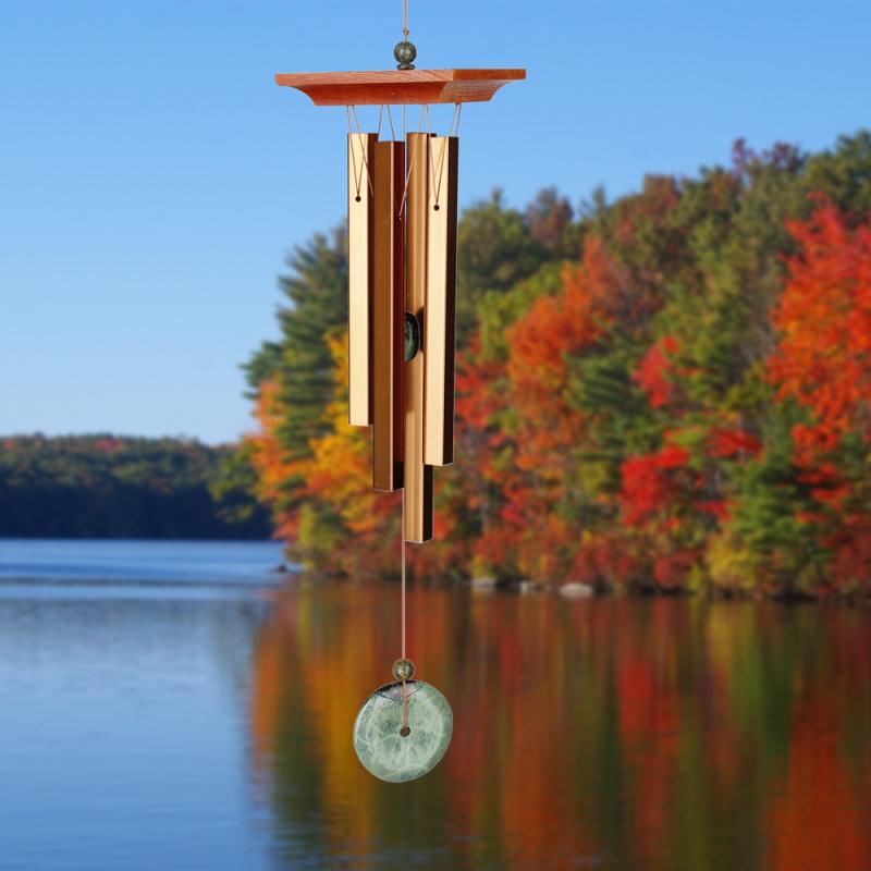 21" Woodstock Windchime - Turquoise