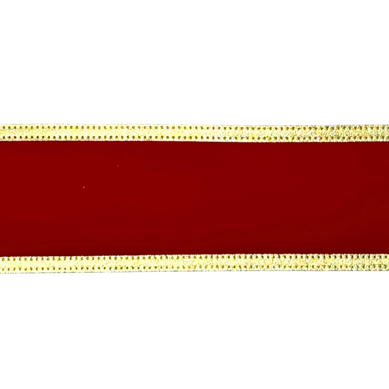 2.5" x10yd Velvet Dynasty Wired Edge Ribbon