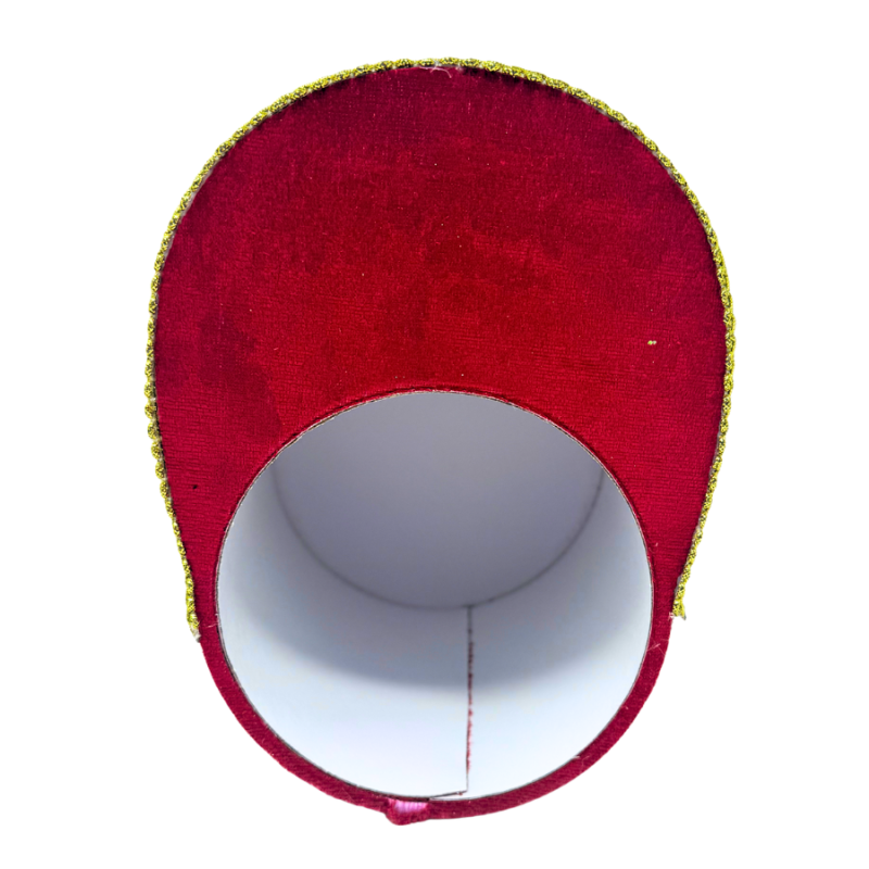 8" Red Velvet Nutcracker Drum Hat Decor
