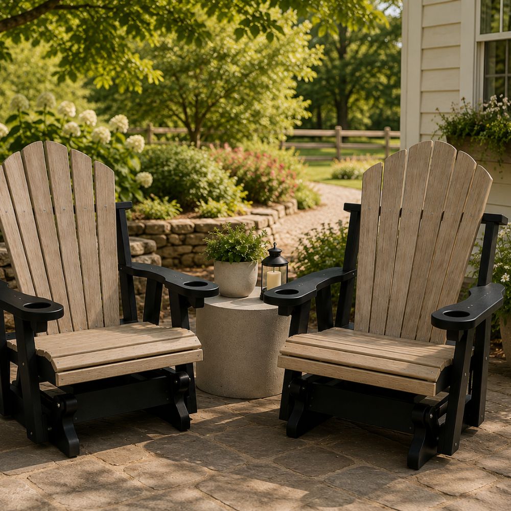 Black and Weathered Birch glider theme