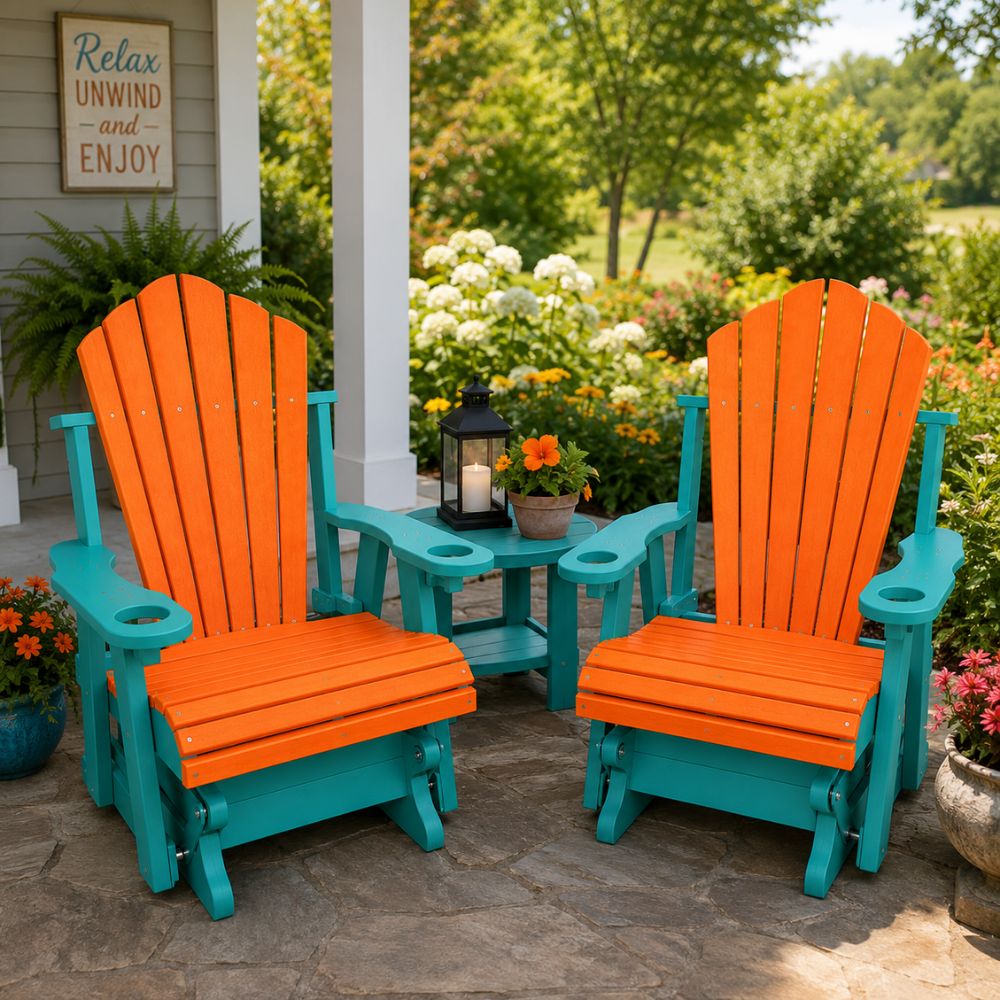 Turquoise and Mango glider theme