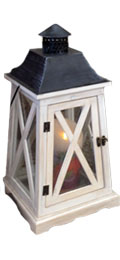 17" Rose Bush - White